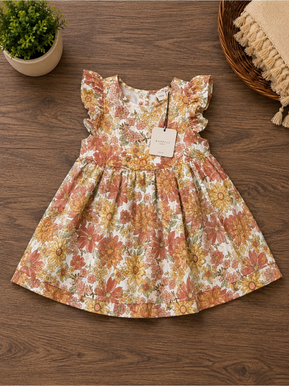 Floral Summer Girl Dress - Picture 1 of 16